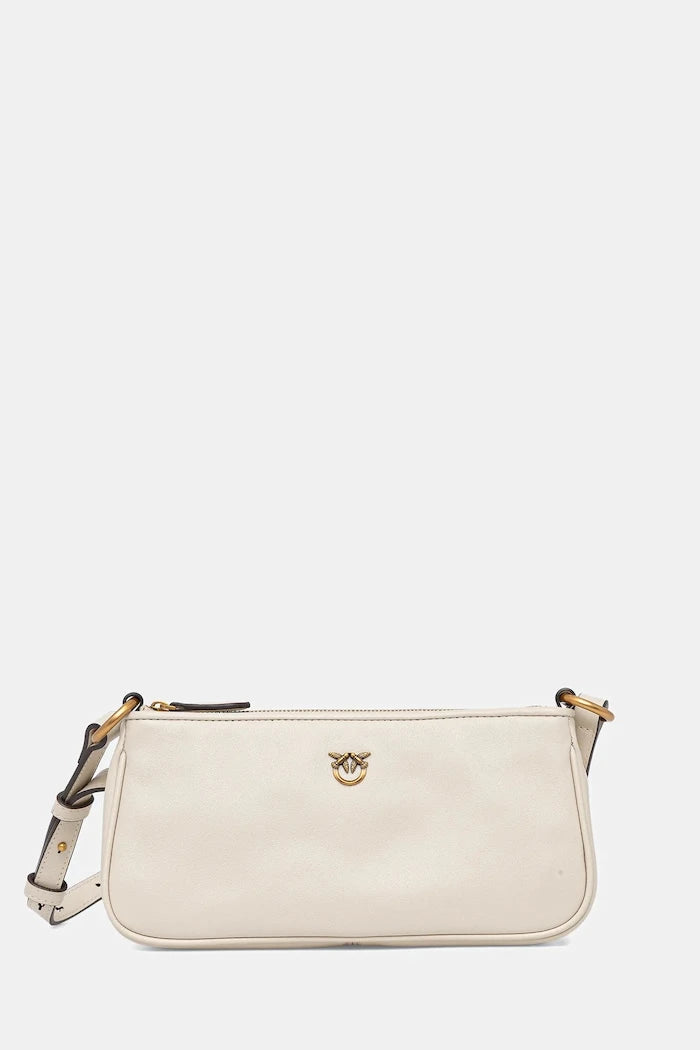 Pinko kadın deri horizontal crossbody çanta