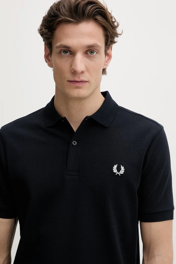 Памучна тениска с яка Fred Perry