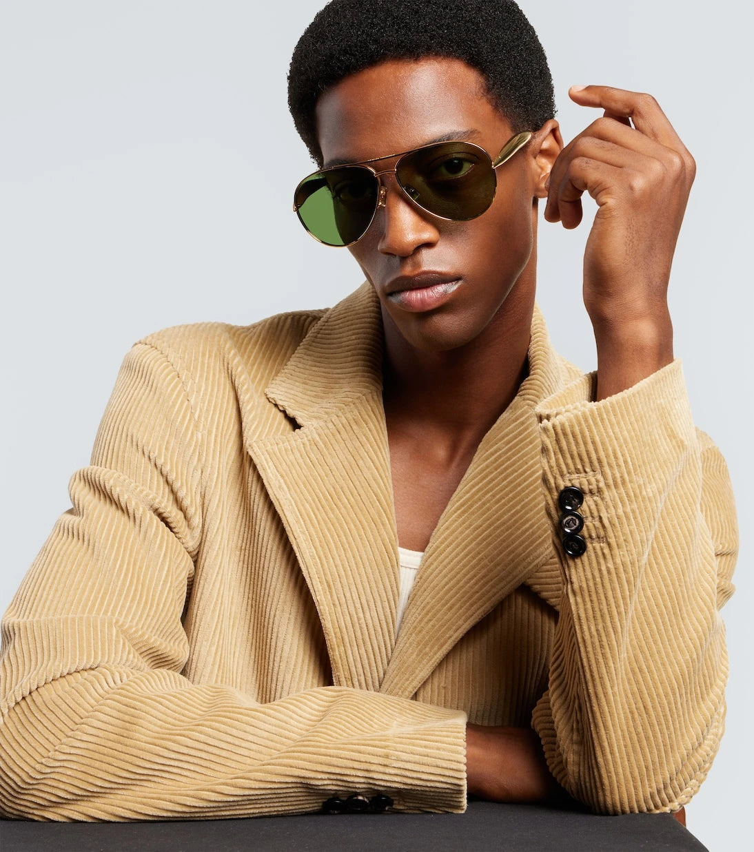 Bottega Veneta - Sardine aviator sunglasses