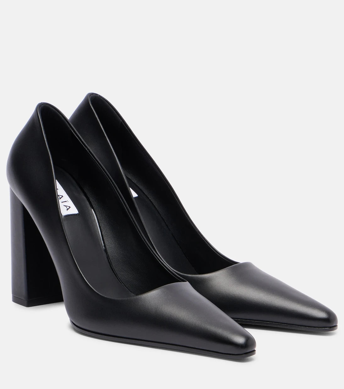 Alaïa - Pointy leather pumps