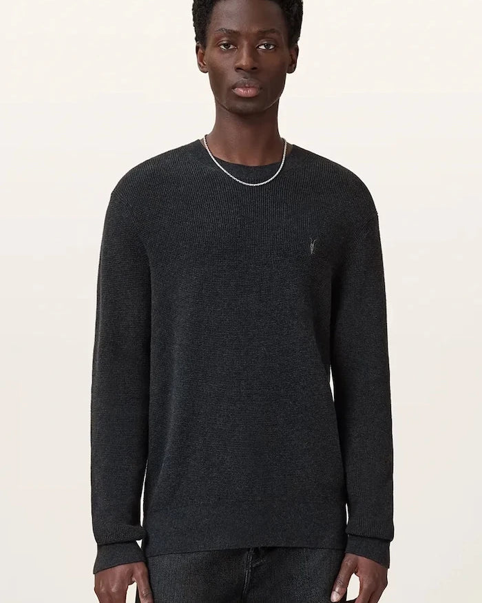 AllSaints erkek yün karışımlı kazak