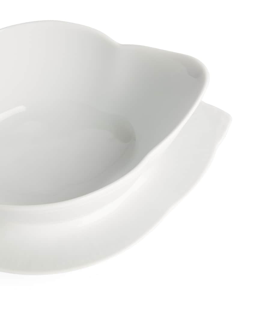Royal Copenhagen White Fluted Sauce Boat (550ml)