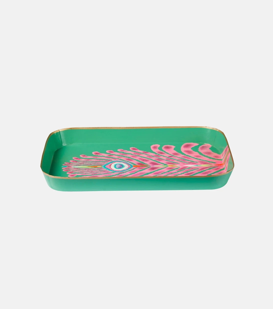 Les-Ottomans - Peacock tray by Matthew Williamson