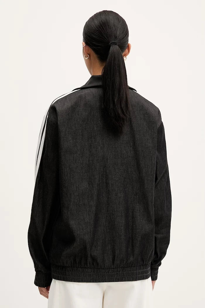 adidas Originals fermuarlı kadın pamuklu sweatshirt
