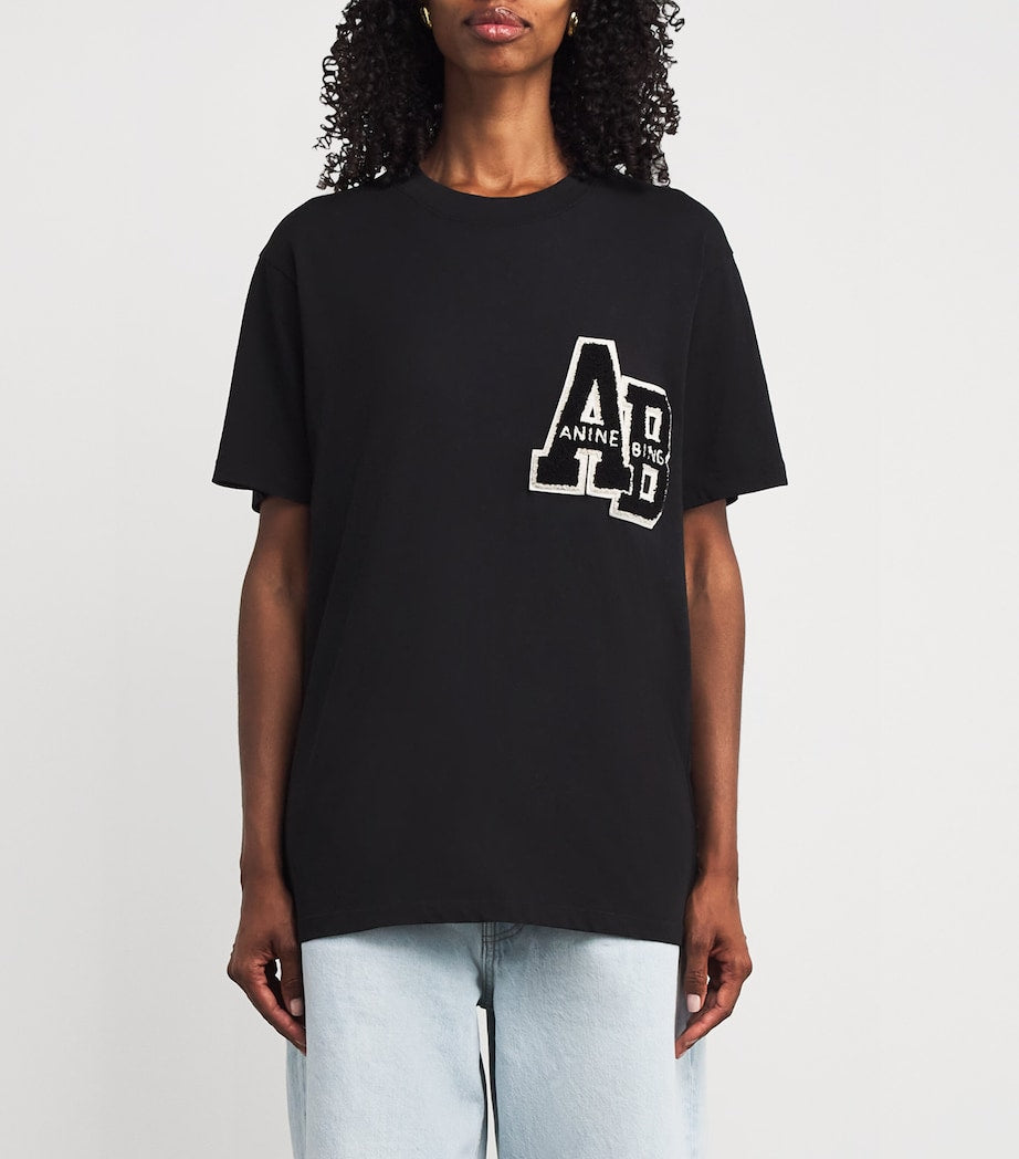 Black Chenille Patch Lili T-Shirt