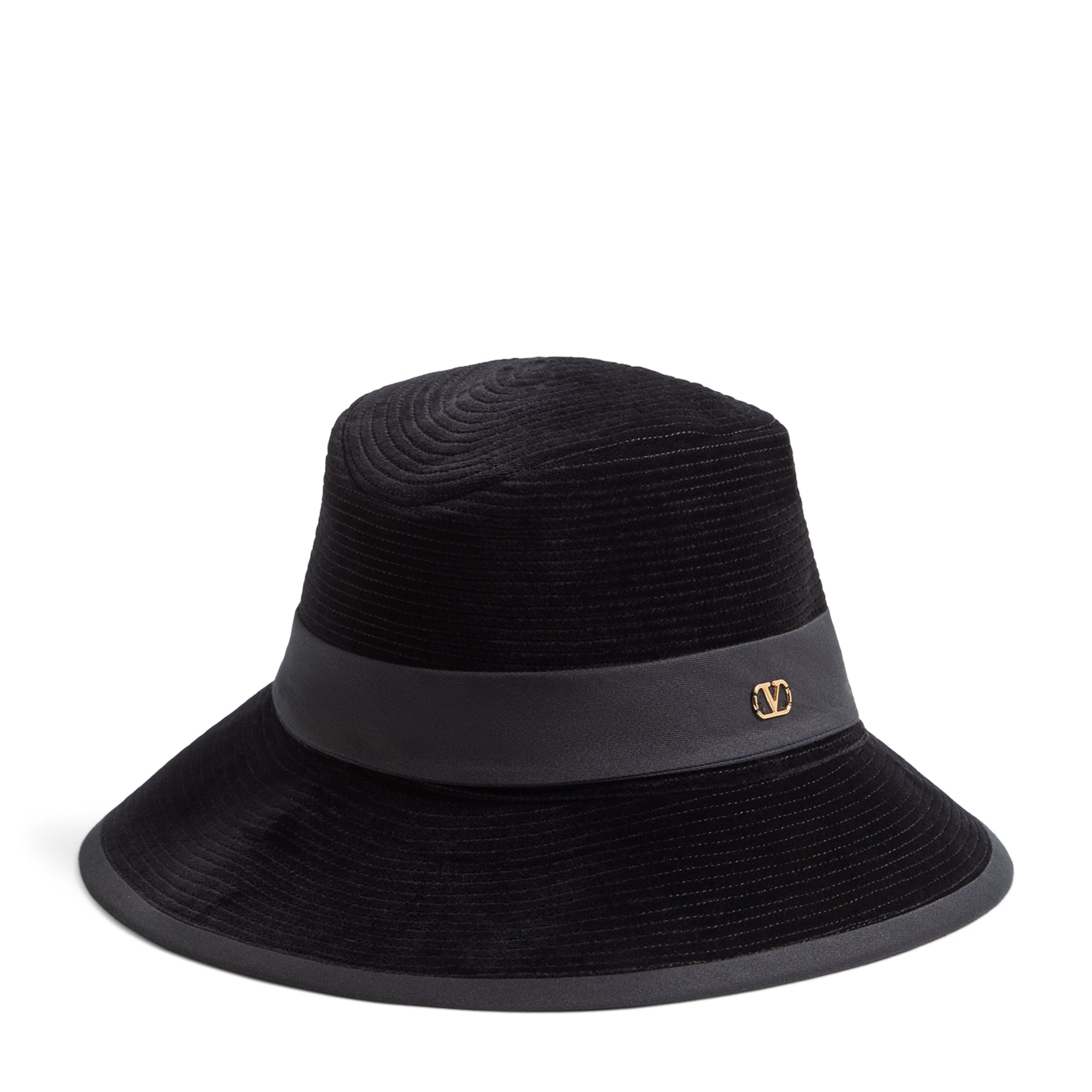 Valentino Garavani Multi Cotton Logo Fedora