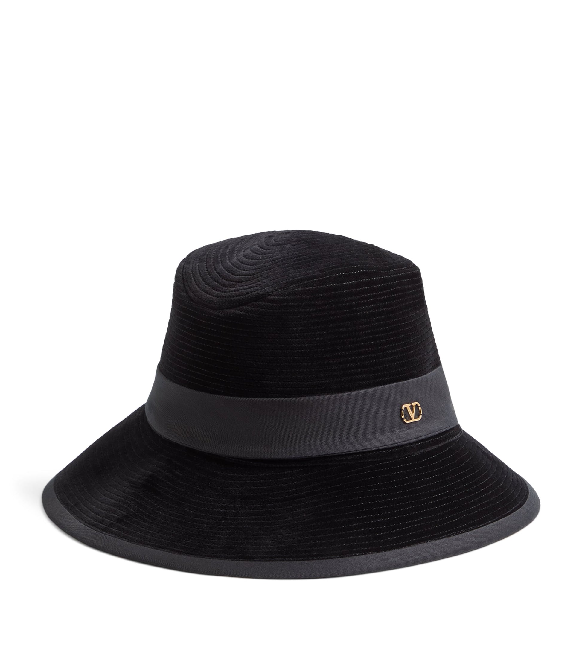 Valentino Garavani Multi Cotton Logo Fedora