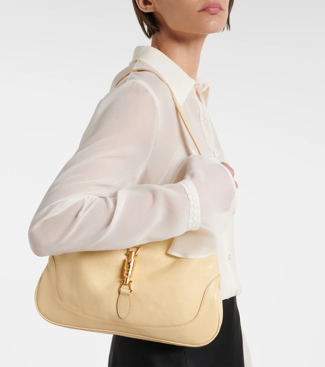 Gucci - Gucci Jackie Medium leather shoulder bag