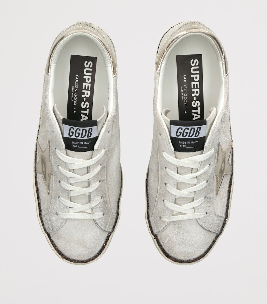Grey Suede Super-Star Sneakers