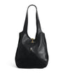 Chloé Black Panelled Calfskin Balloon Tote Bag