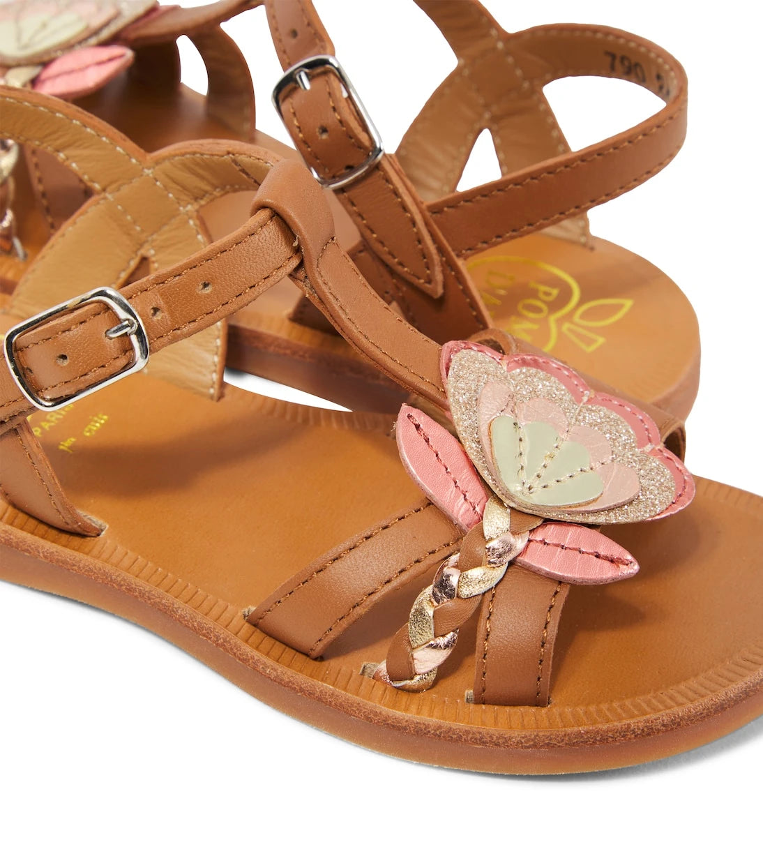 Pom d'Api - Plagette Alto leather sandals
