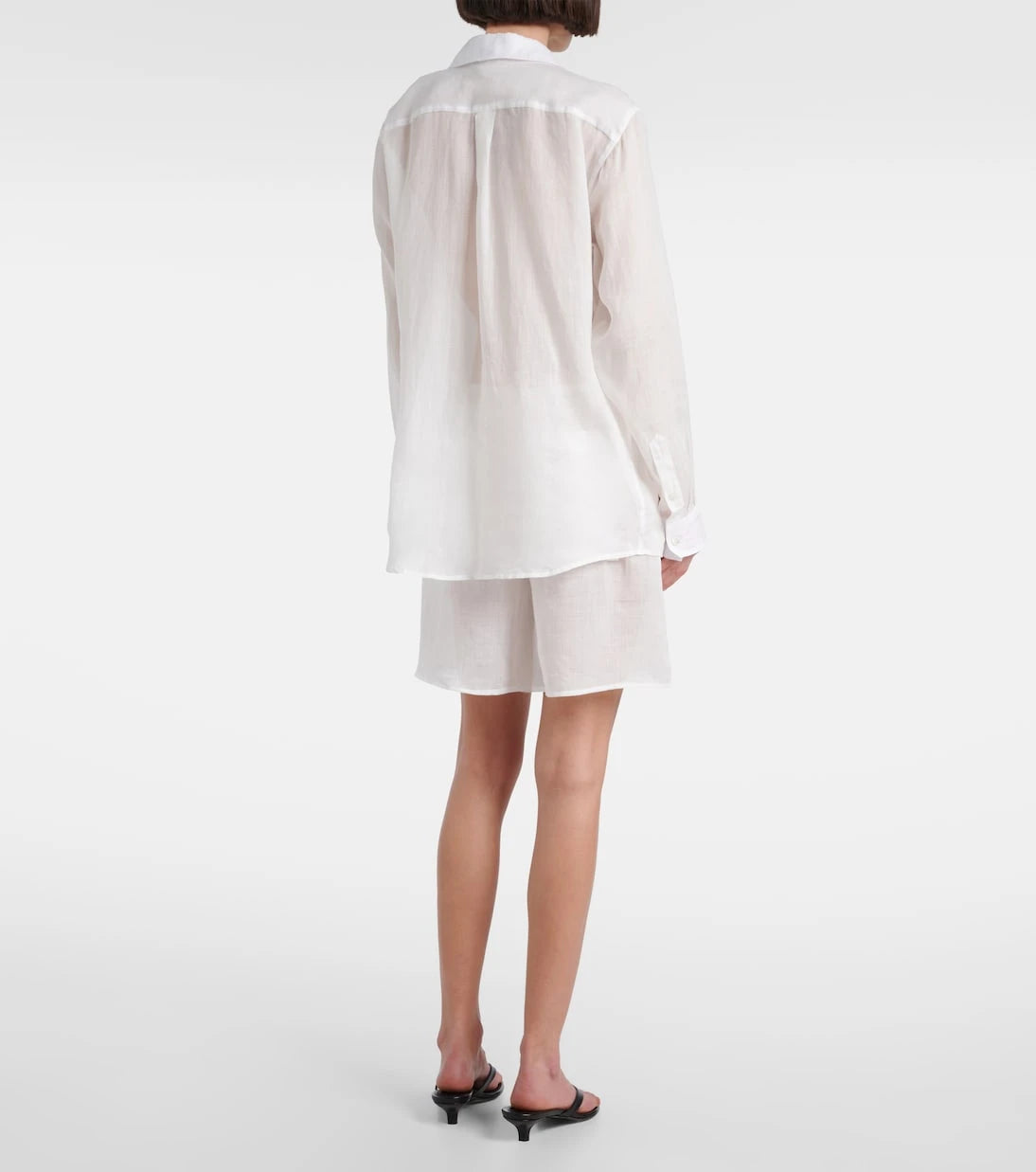 Toteme - Layered ramie voile shirt