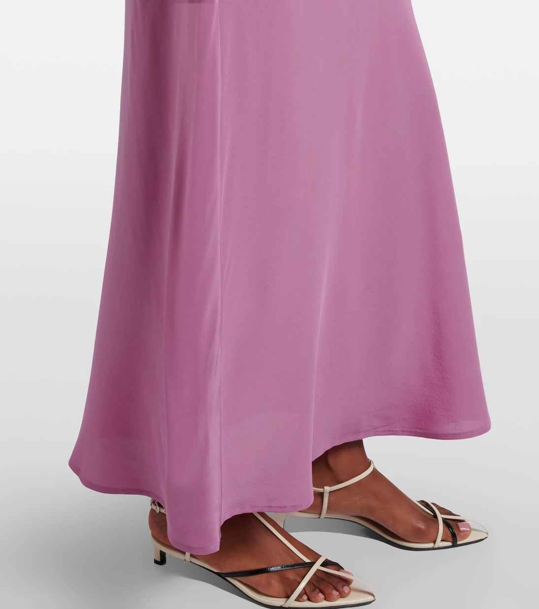 Asceno - Valencia silk crêpe maxi dress