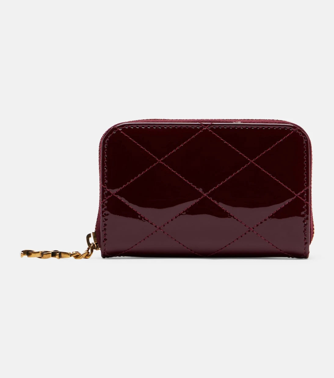 Saint Laurent - Cassandre Bijou patent leather wallet