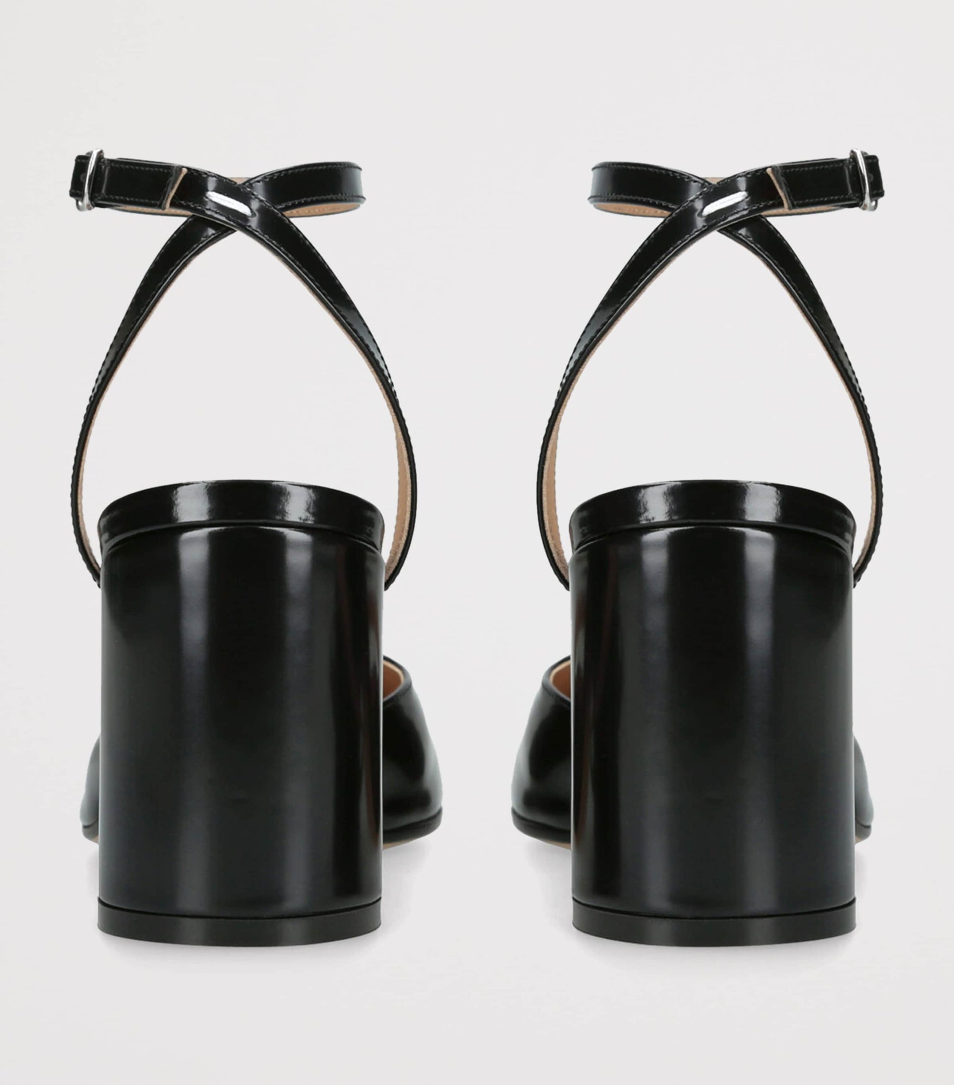 Leather Tabi Pump Sandals 80