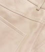 Yves Salomon Beige Lambskin Wide-Leg Trousers