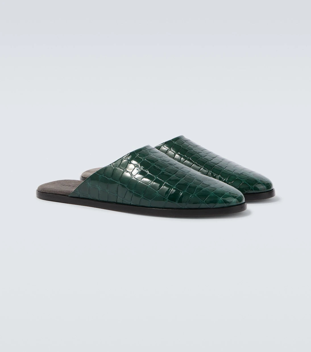 Fear of God - Croc-effect leather mules