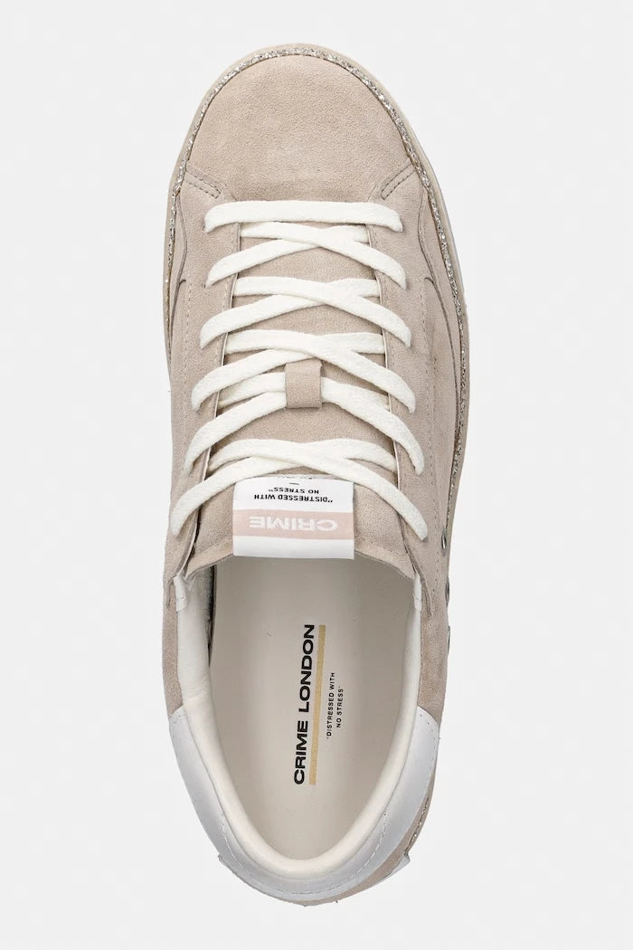 Crime London DISTRESSED PLATFORM маратонки дамски от кожа