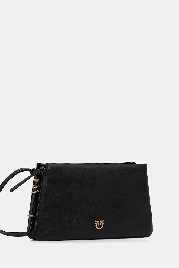 Pinko чанта crossbody дамска от кожа