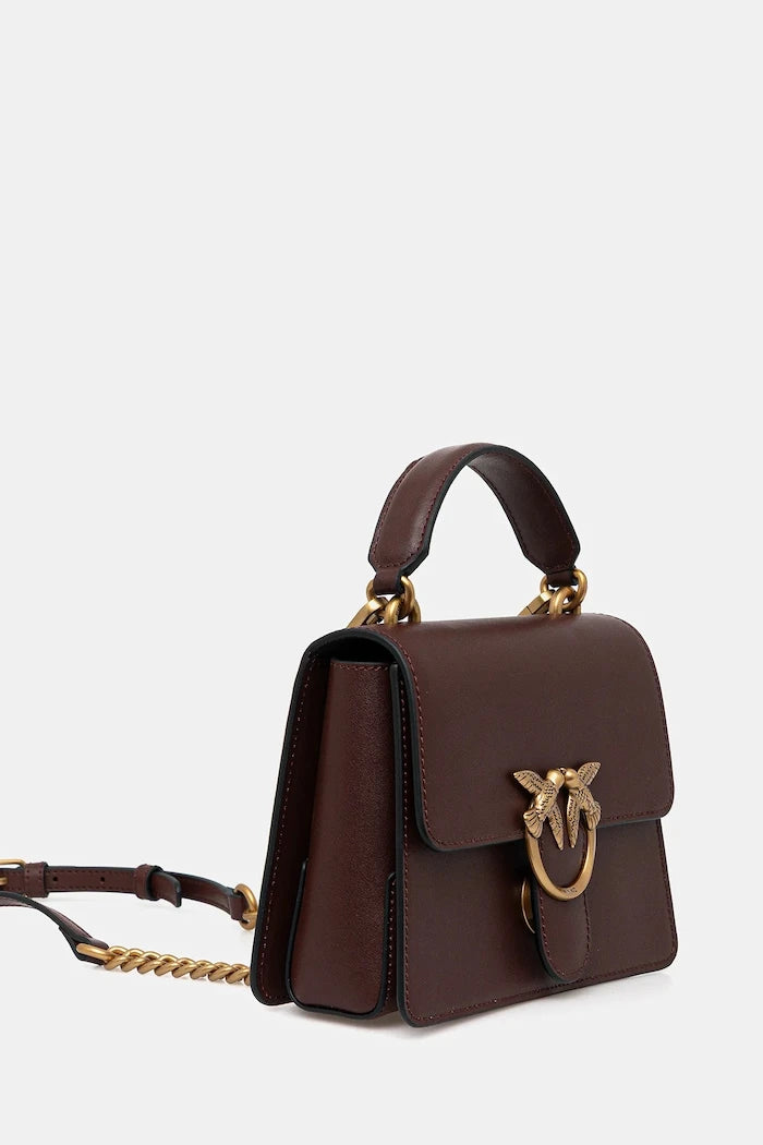 Pinko kadın deri crossbody çanta