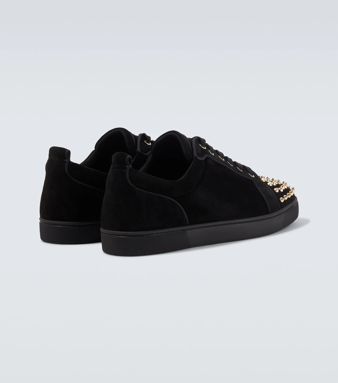 Christian Louboutin - Louis Junior Spikes suede sneakers