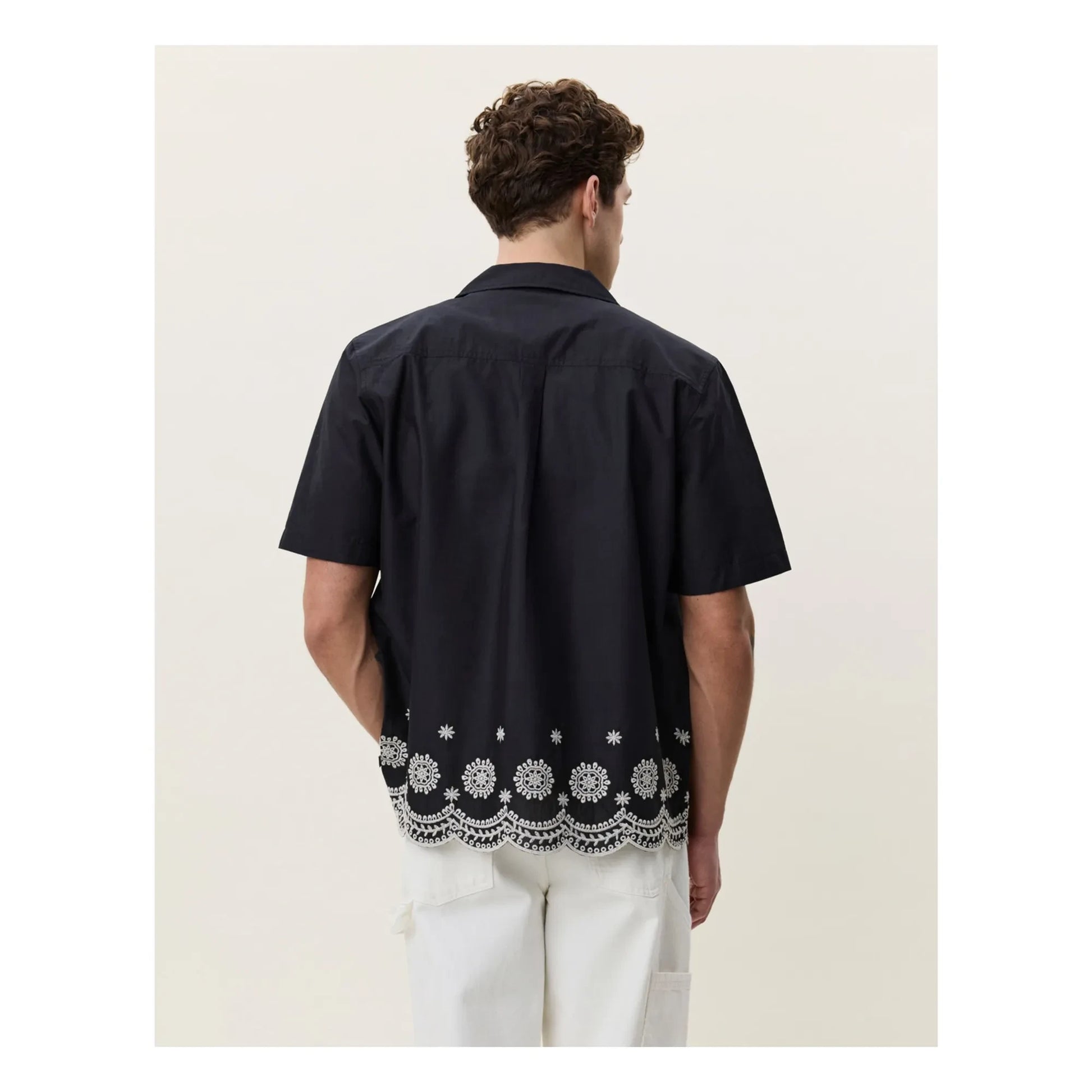Les Deux - Border shirt  | Black