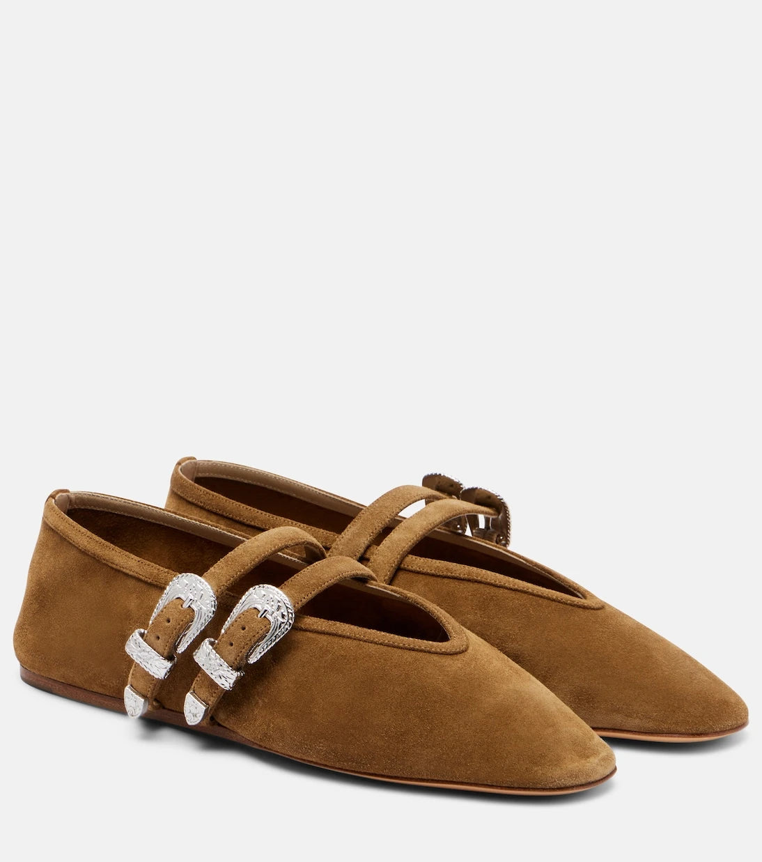 Le Monde Béryl - Claudia suede Mary Jane ballet flats