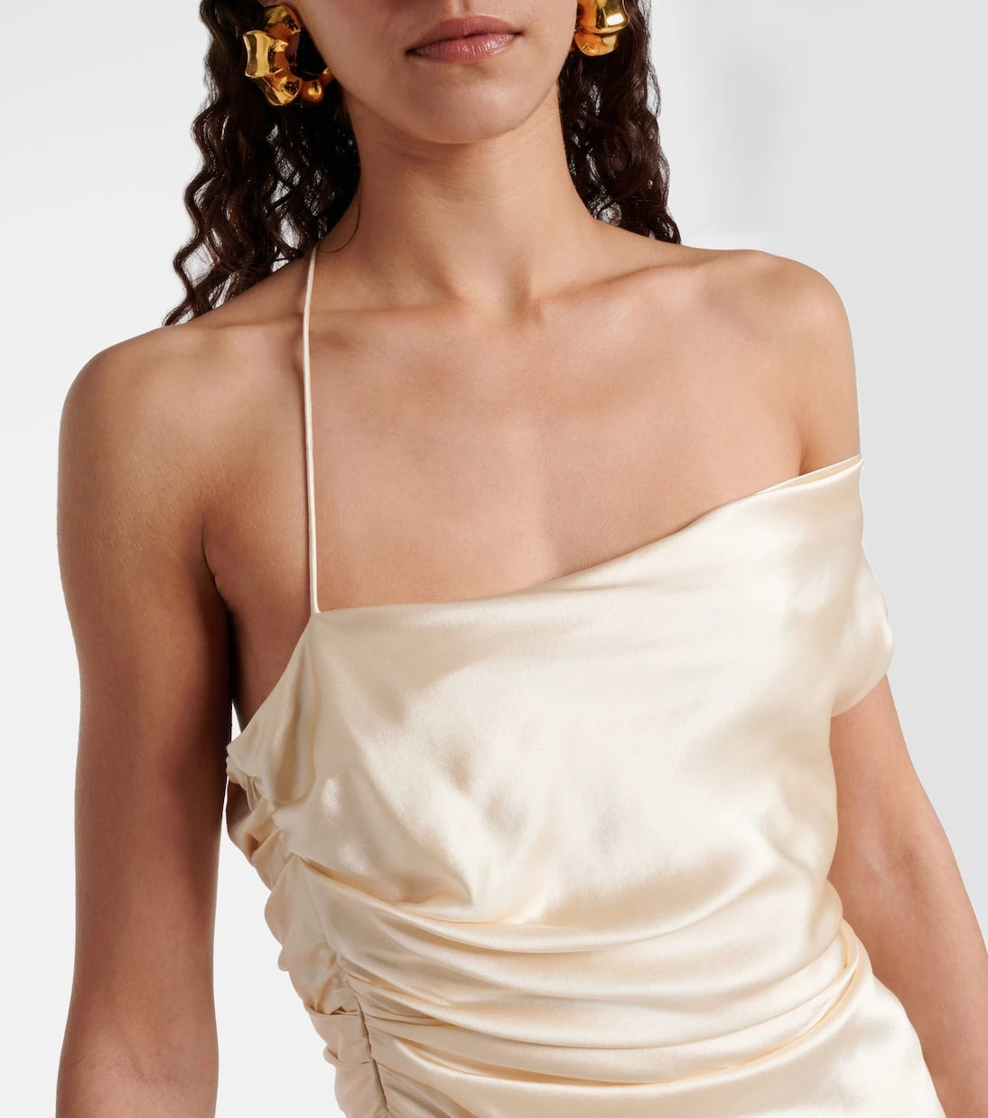 The Sei - Asymmetric silk satin gown