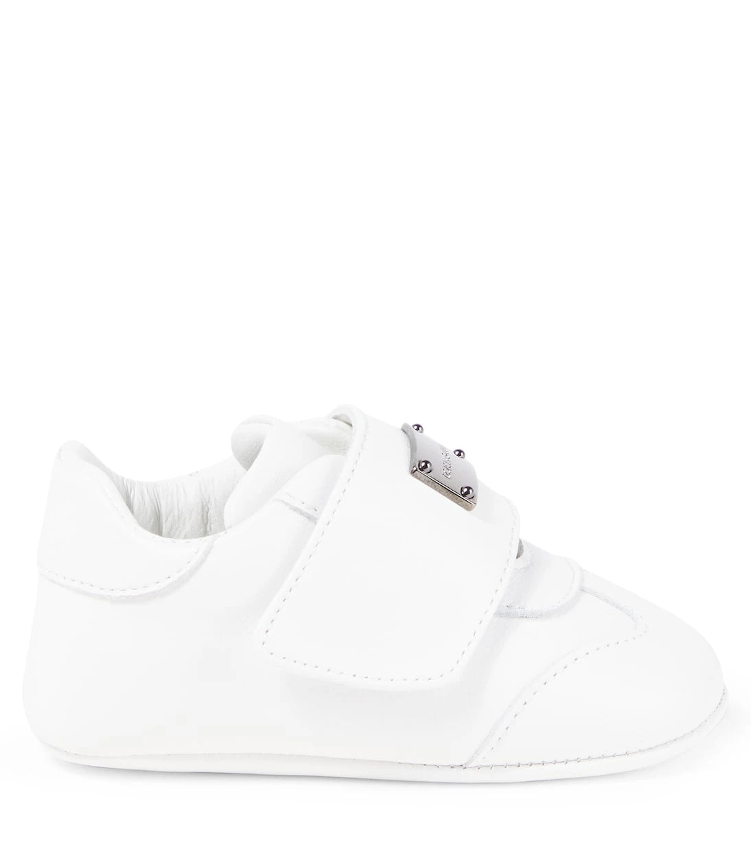 Dolce&Gabbana Kids - Baby logo leather sneakers