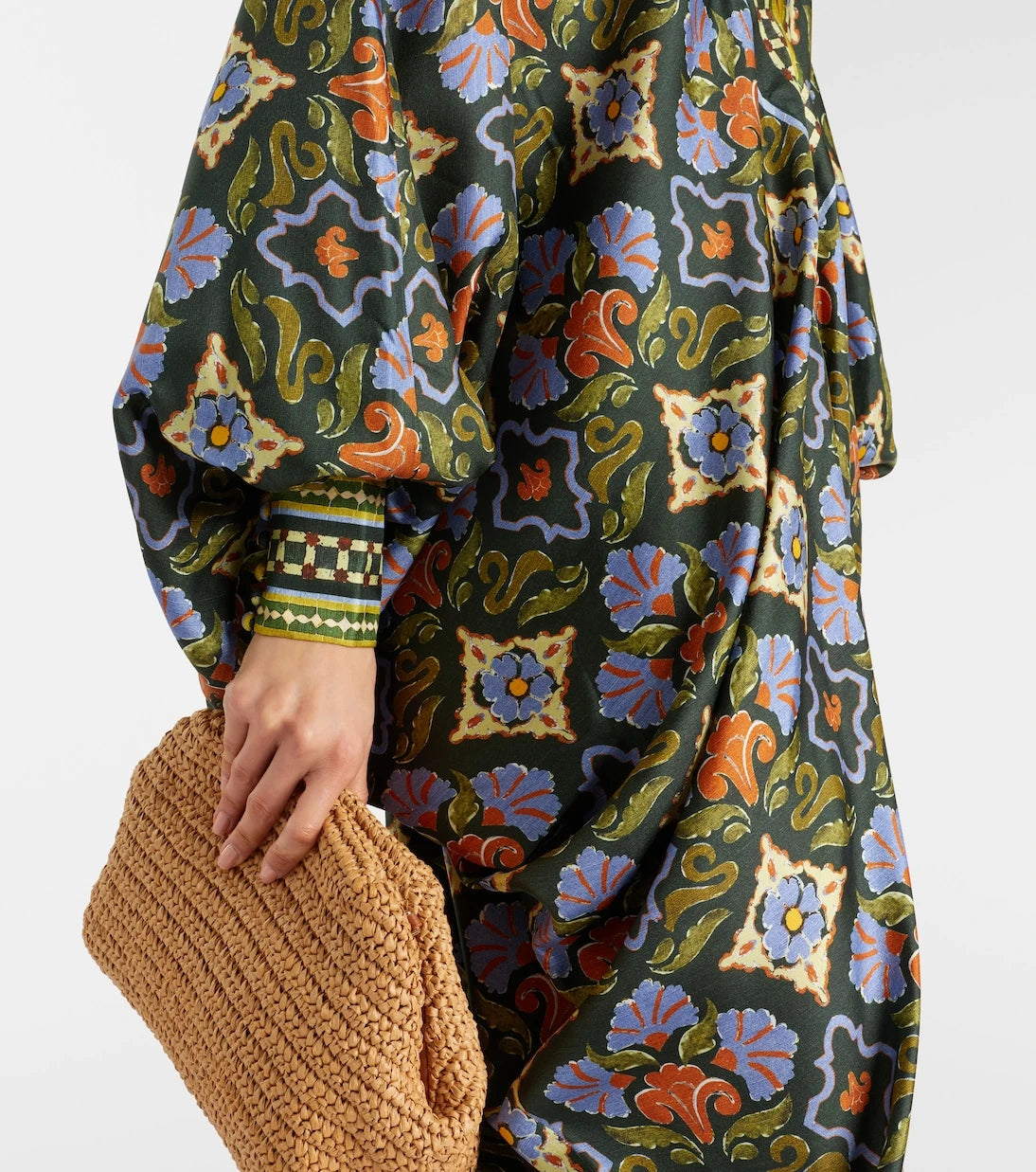 Alémais - Cece floral silk kaftan