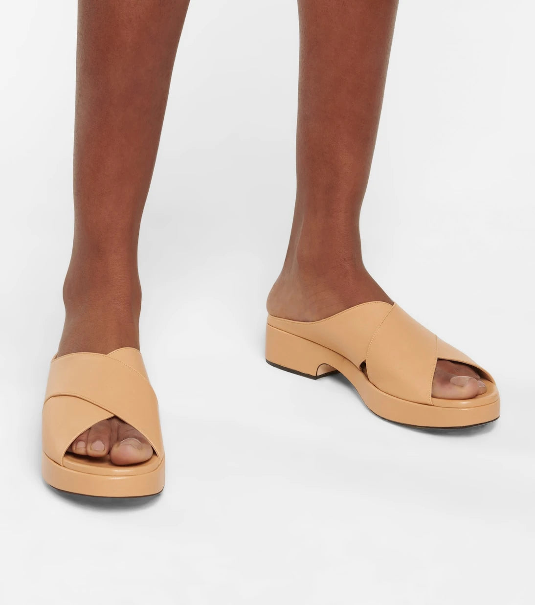 By Far - Iggy leather platform sandals