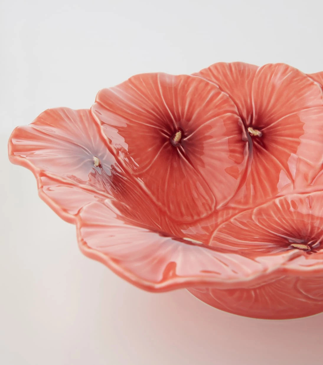 Bordallo Pinheiro - Maria Flor earthenware salad bowl