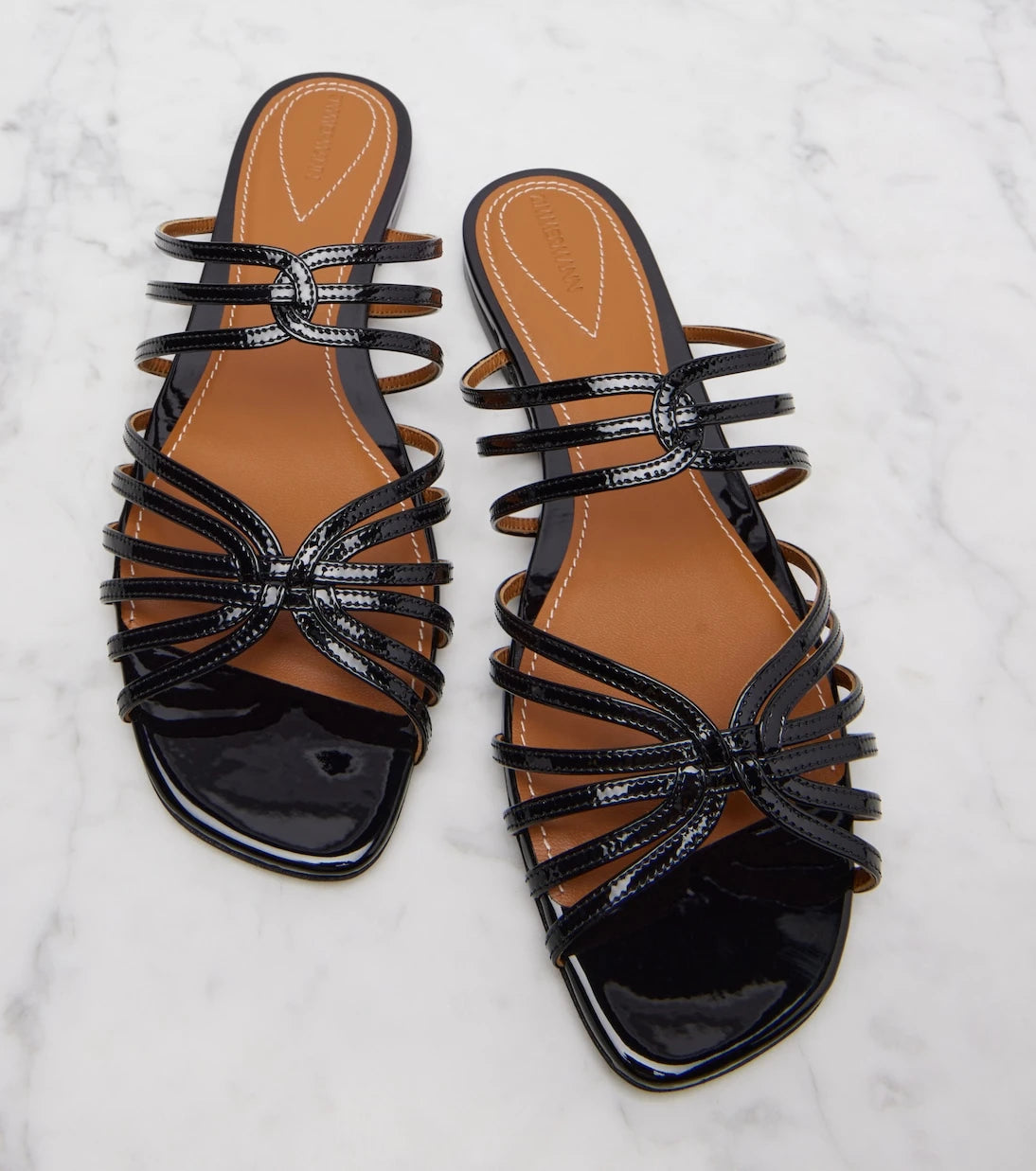 Zimmermann - Aura patent leather sandals