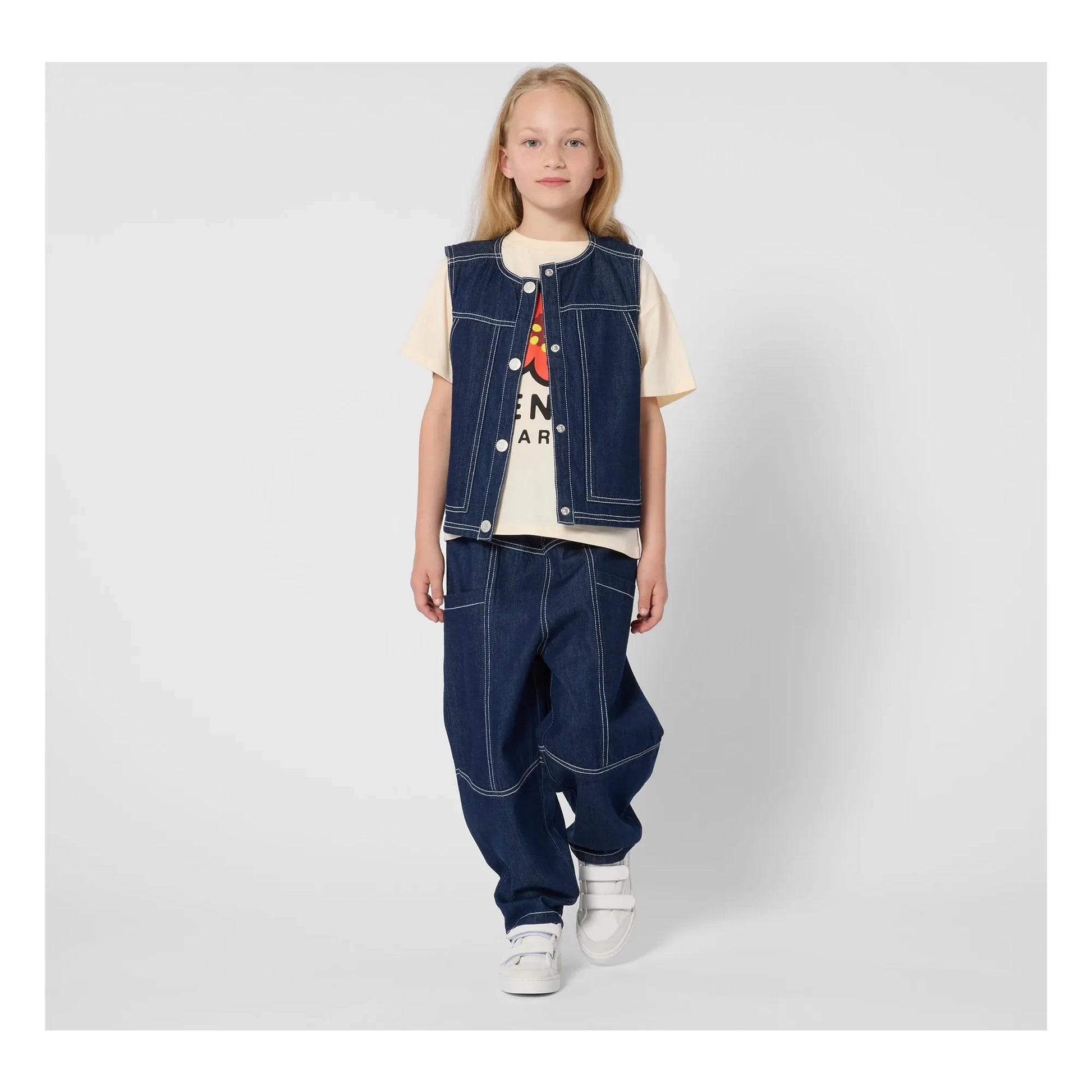 Kenzo - Jean Balloon Kenzo Garden  | Dark Blue