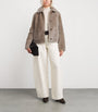 Yves Salomon Black Lamb Fur Jacket