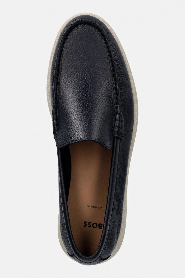 Кожени мокасини BOSS Sienne