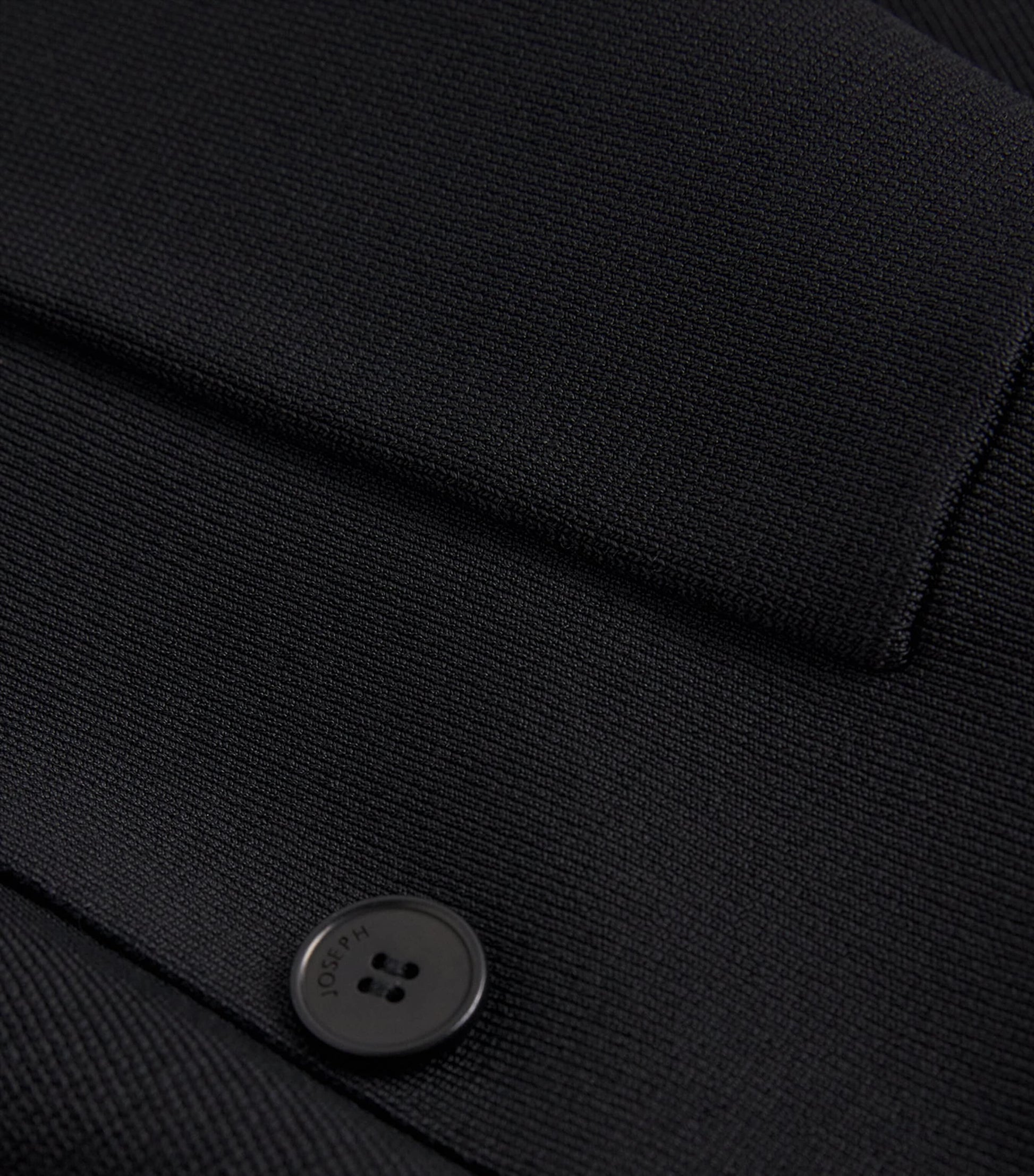 Joseph Milano Knit Stretch Waistcoat Black