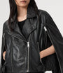 Black Leather Masone Biker Jacket