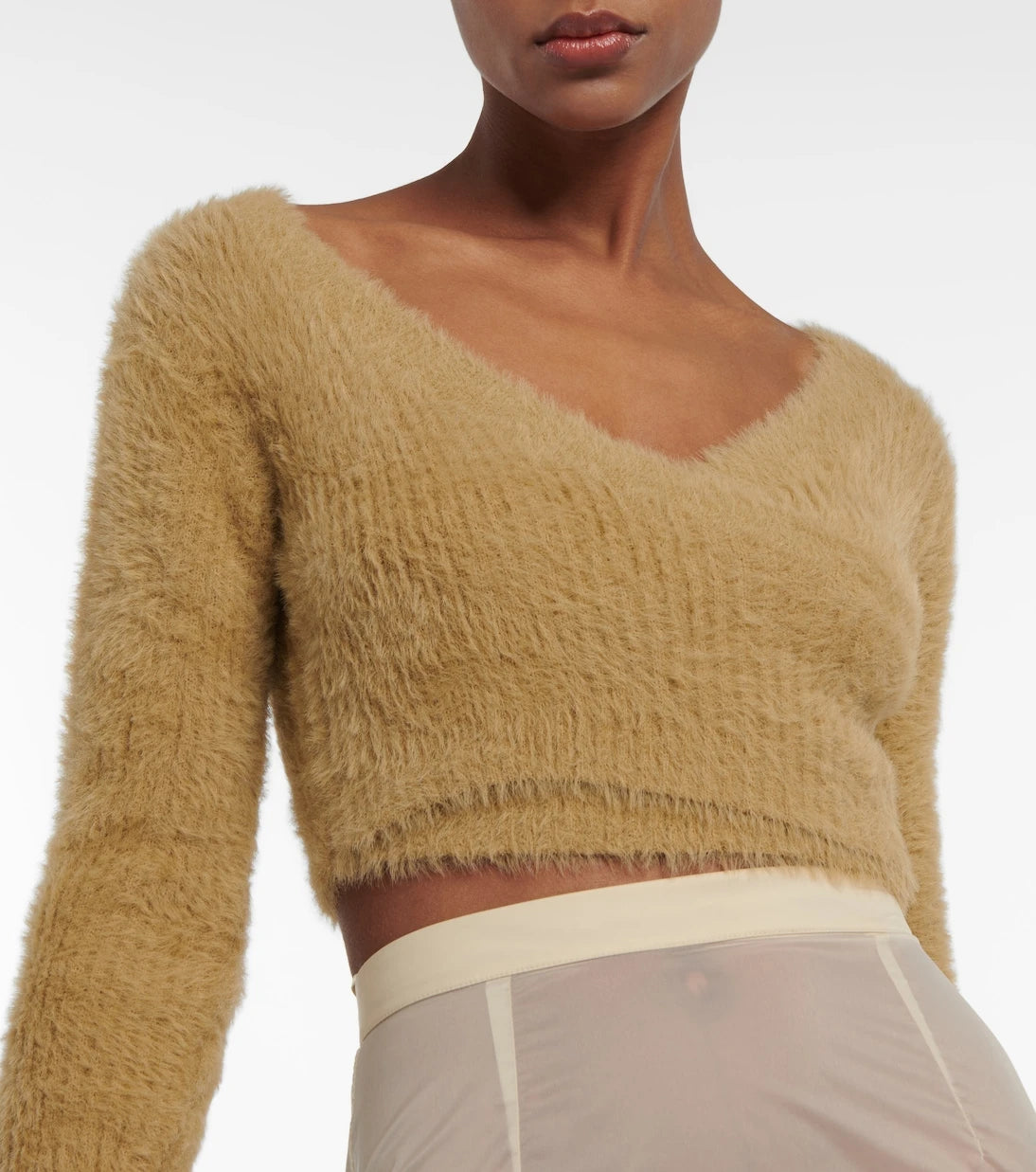 MM6 Maison Margiela - Knit crop top