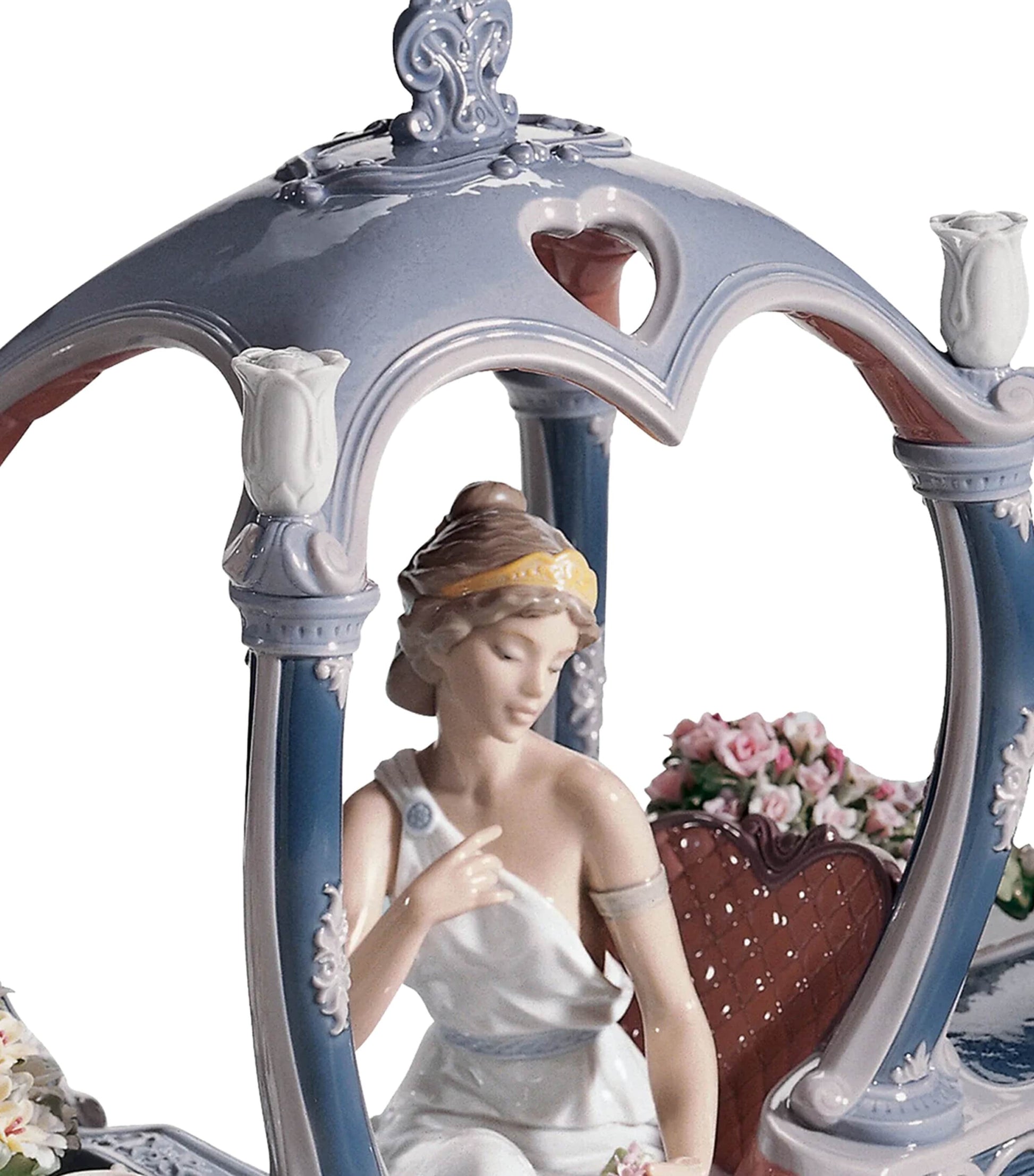 Lladró Porcelain Gondola of Love Ornament