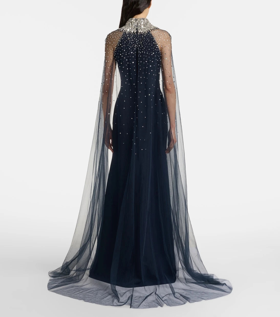 Jenny Packham - Zadie caped embellished gown