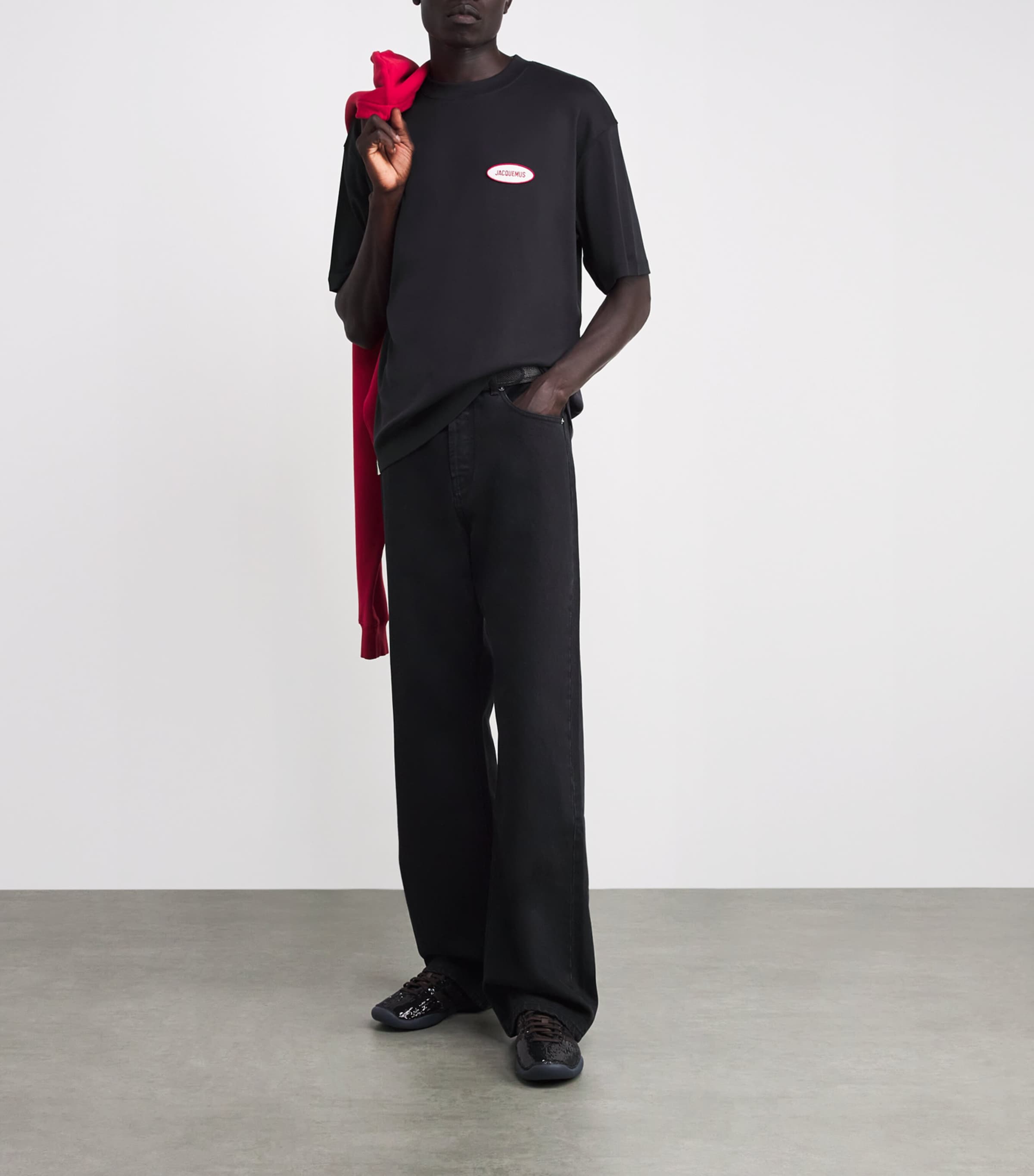 Cotton Logo Patch T-Shirt