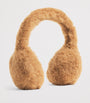 Beige Wool-Silk Earmuffs