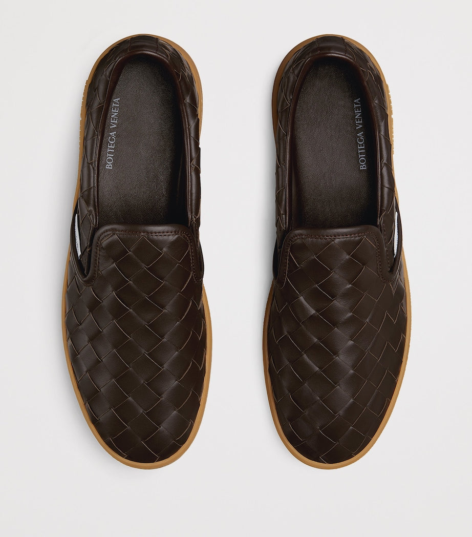 Intrecciato Leather Sawyer Sneakers