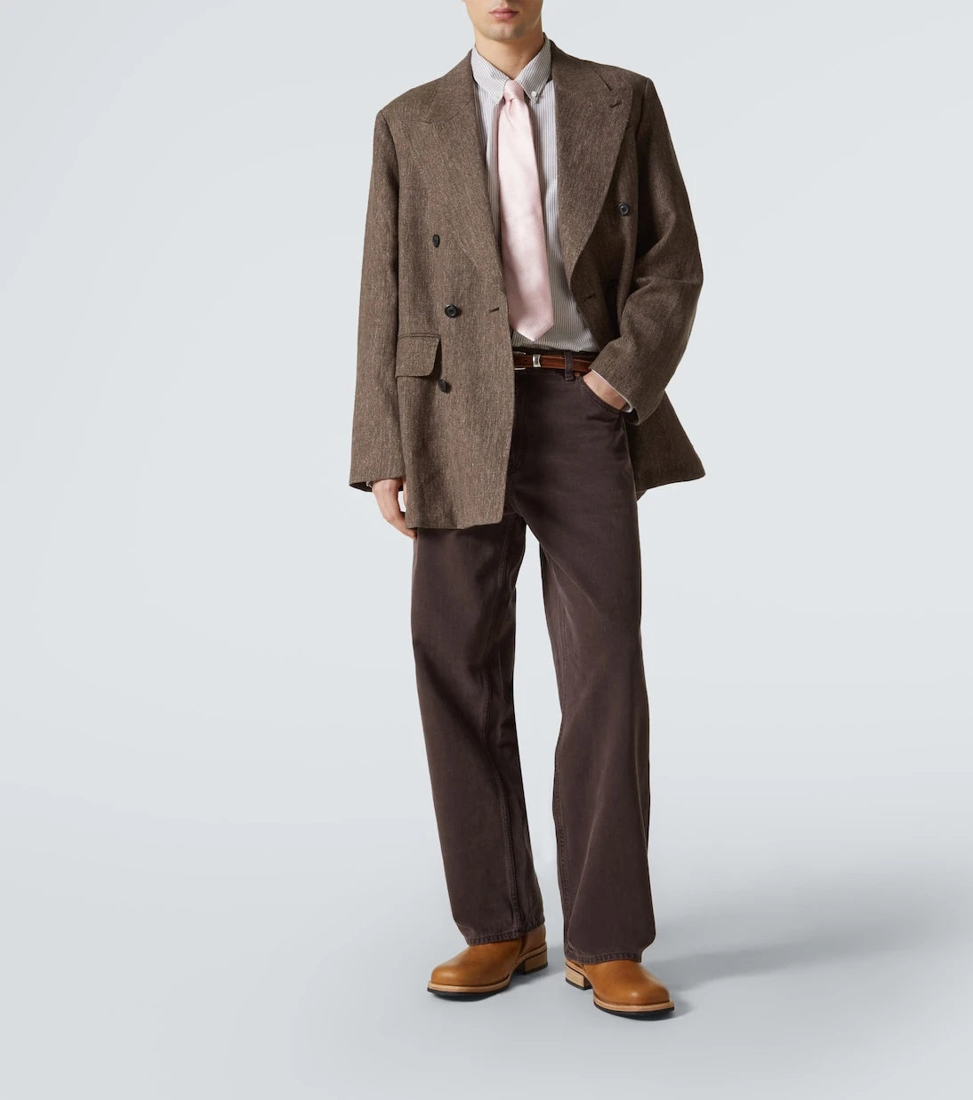 Our Legacy - Sharp DB linen and cotton blazer