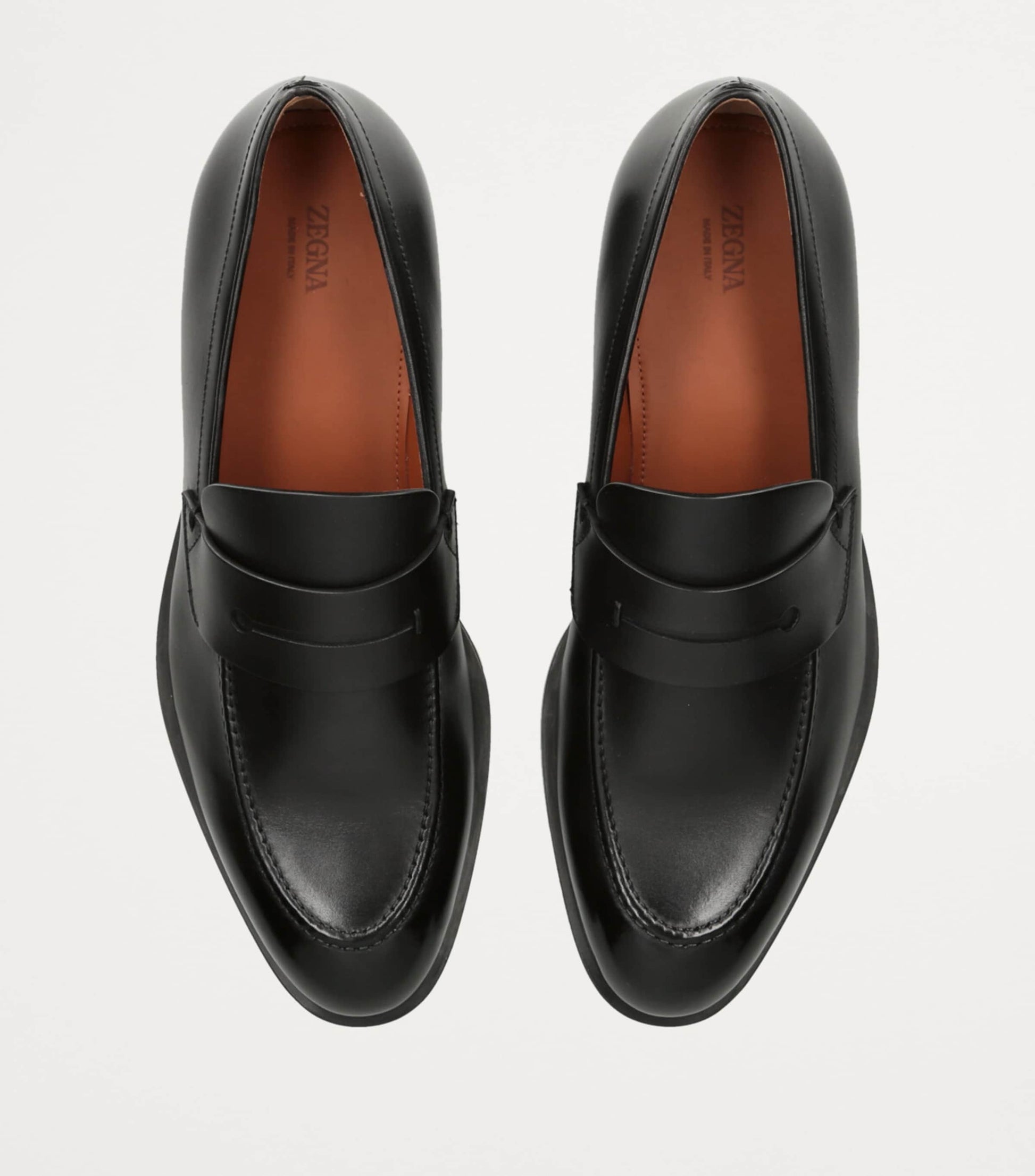Zegna Leather L'Asola Loafers