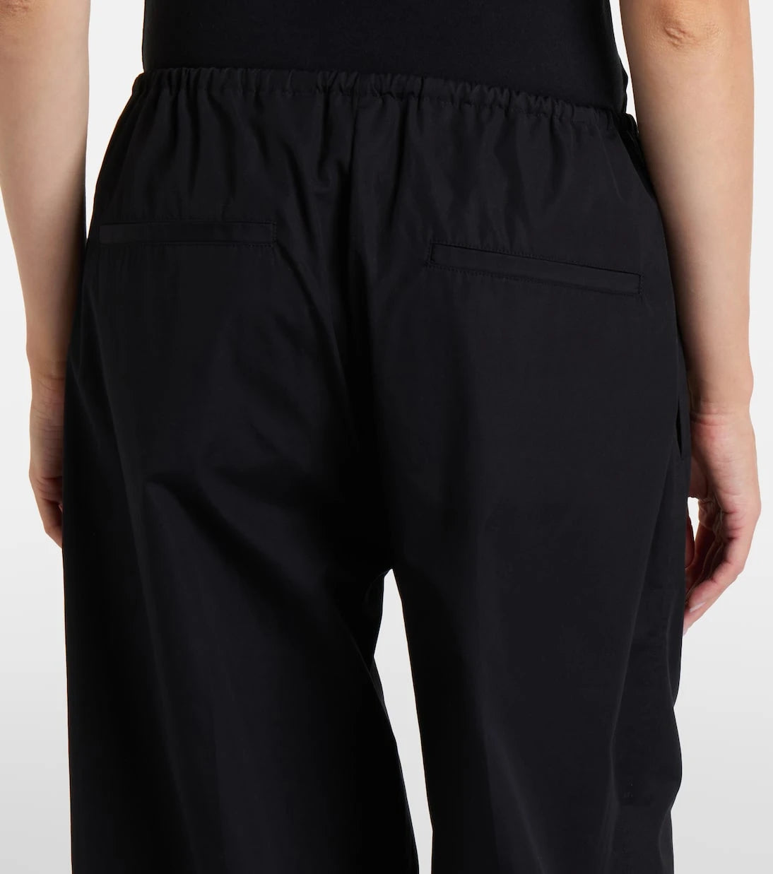 Toteme - Cotton poplin wide-leg pants
