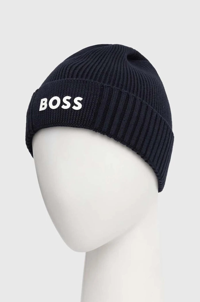 Шапка с вълна Boss Green Asic_Beanie-X
