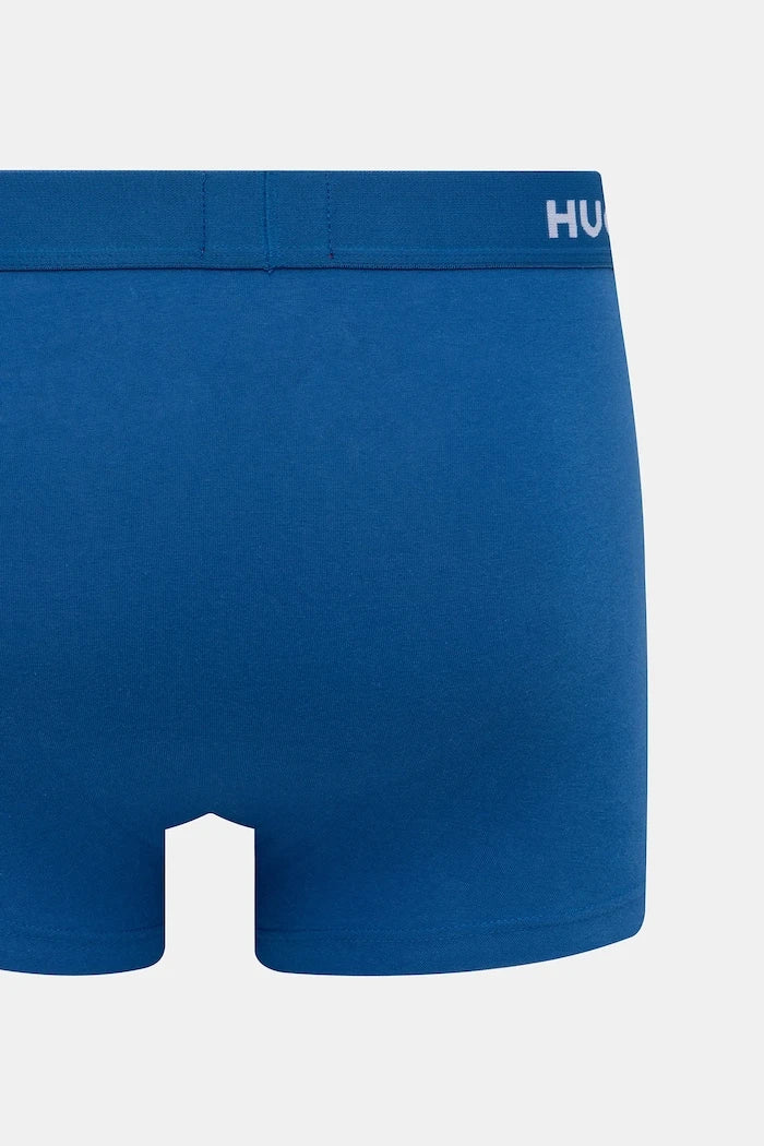 HUGO Erkek Pamuk Elastan Boxer TRUNK TRIPLET PACK 3'lü