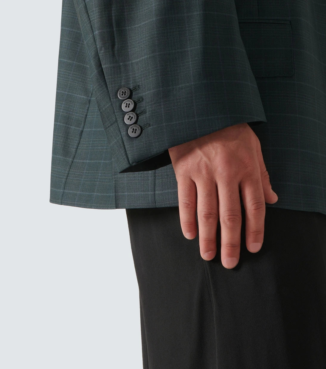Balenciaga - Boxy checked wool blazer